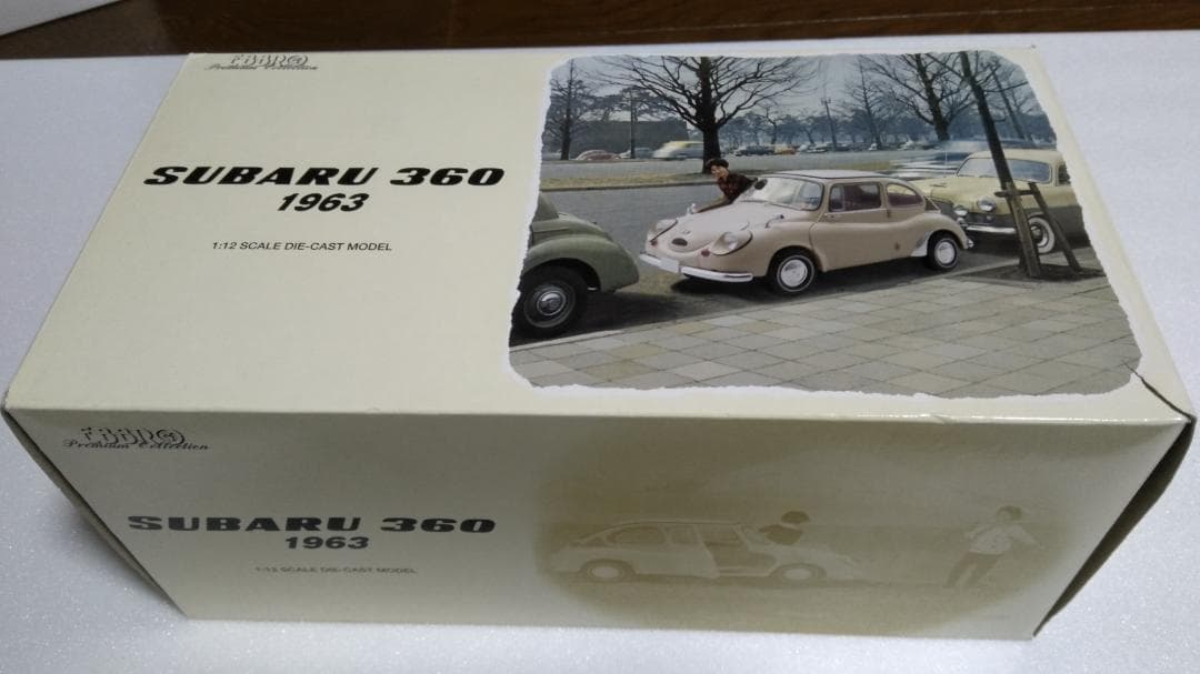 EBBRO スバル360 1963 アイボリー