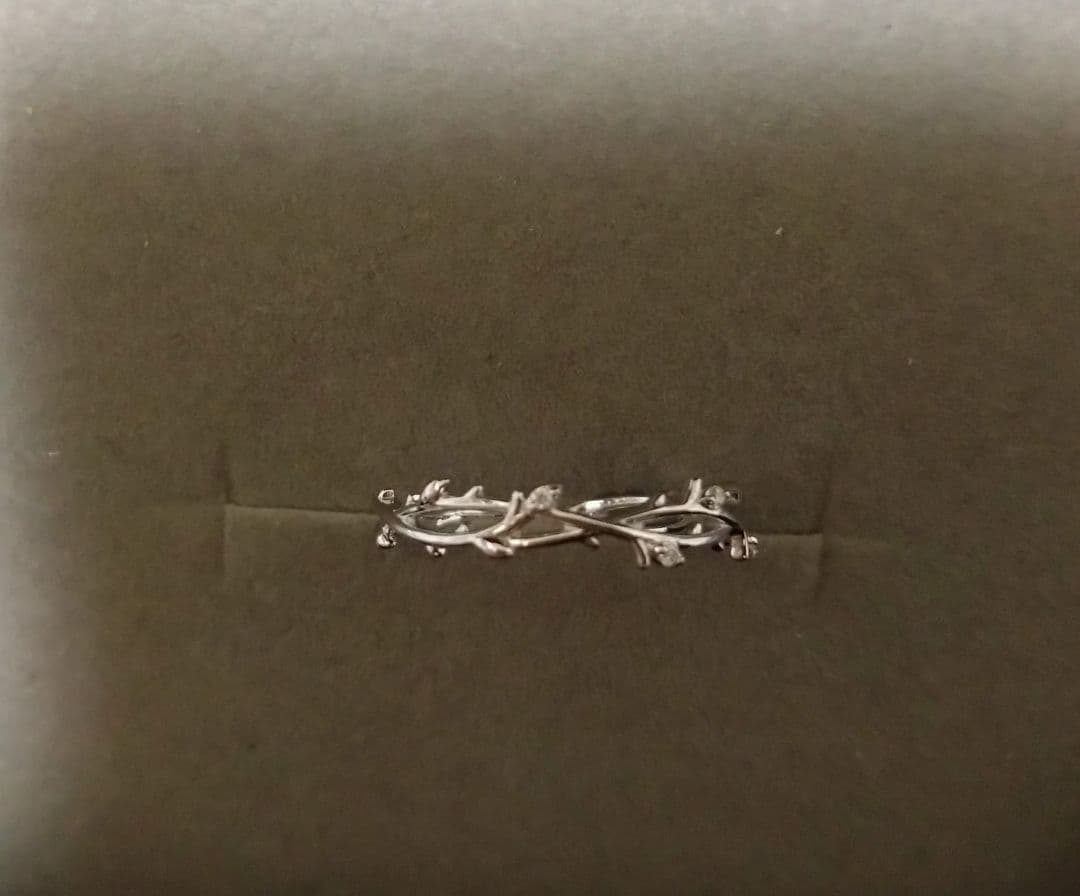 ジュエリーツツミ K10ホワイトゴールドダイヤモンドリング