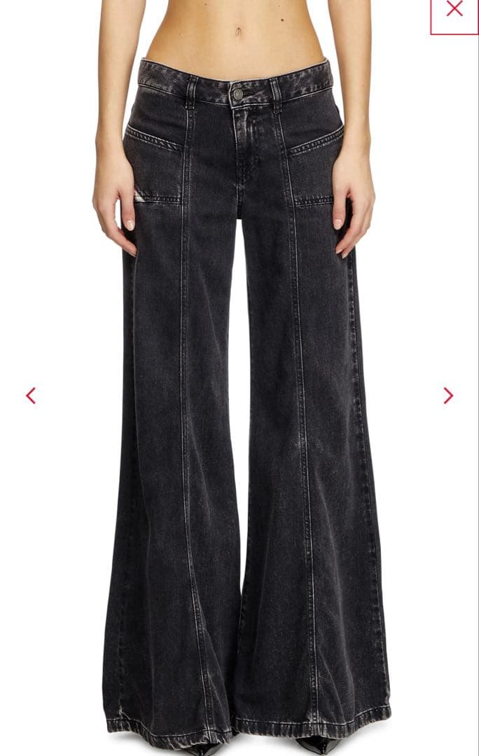 DIESEL Flare Jeans D-Akii 068hn デニム