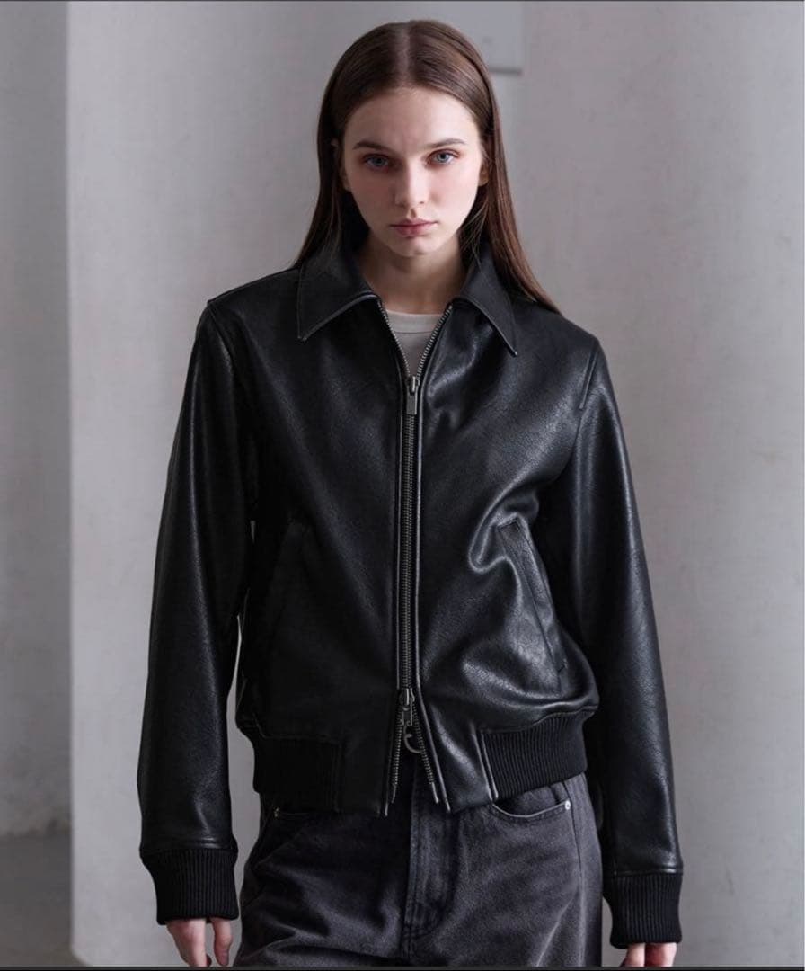 clel ディープテクスチャーブルゾン ブラック　S サイズ CLEL】Deep Texture Blouson / ディープテクスチャーブルゾン