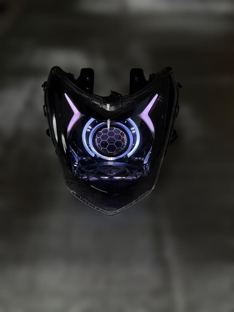 シグナスX 4型 デビルアイ LEDヘッドライト プロジェクター APP仕様