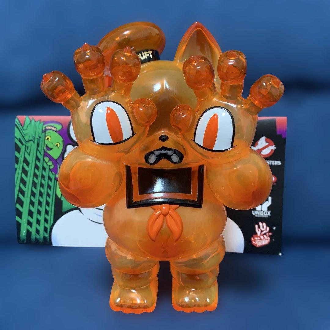 GRAPE BRAIN ゴーストバスターズ コラボ ジゴクネコおにぎり　ソフビ