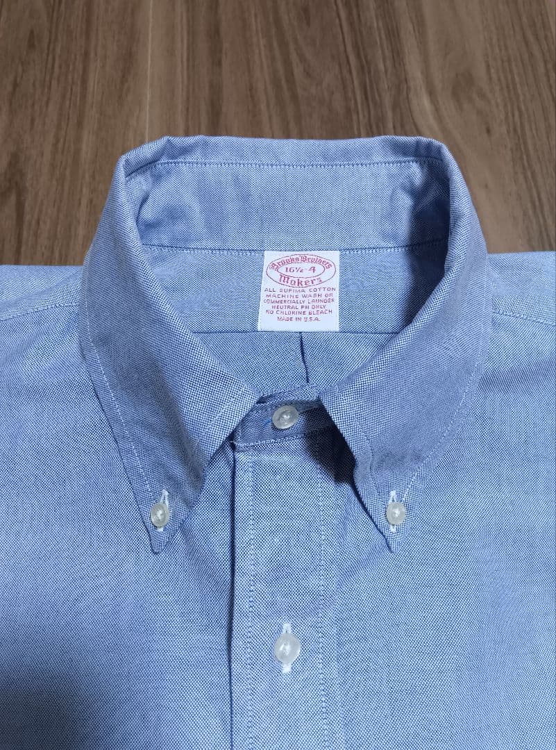 【未使用】ブルックスブラザース　USA　オックスフォードシャツ　16.5−4