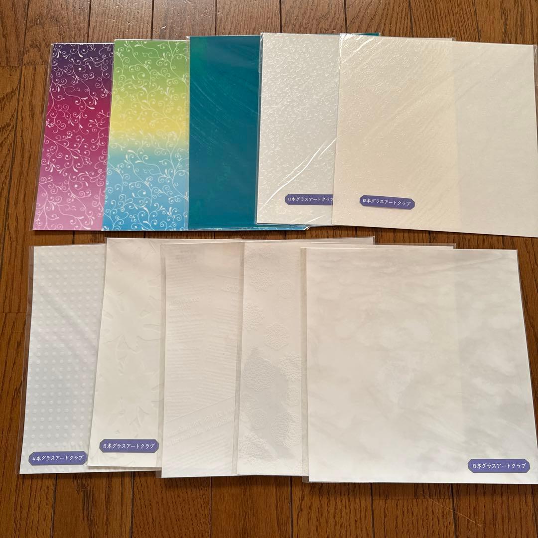 ⭐️専用です⭐️グラスアート限定フィルム10枚セット 2024フィルムセレクション春夏 | 日本グラスアート協会