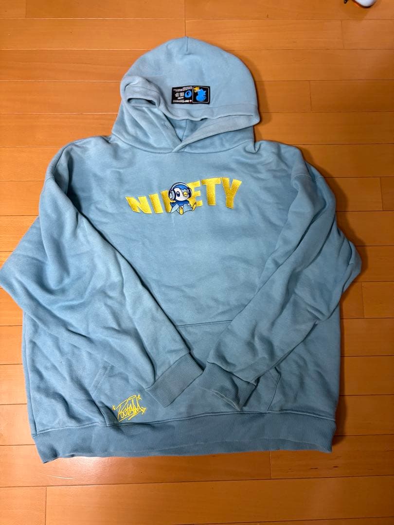 9090 × ポッチャマ　コラボパーカー XL