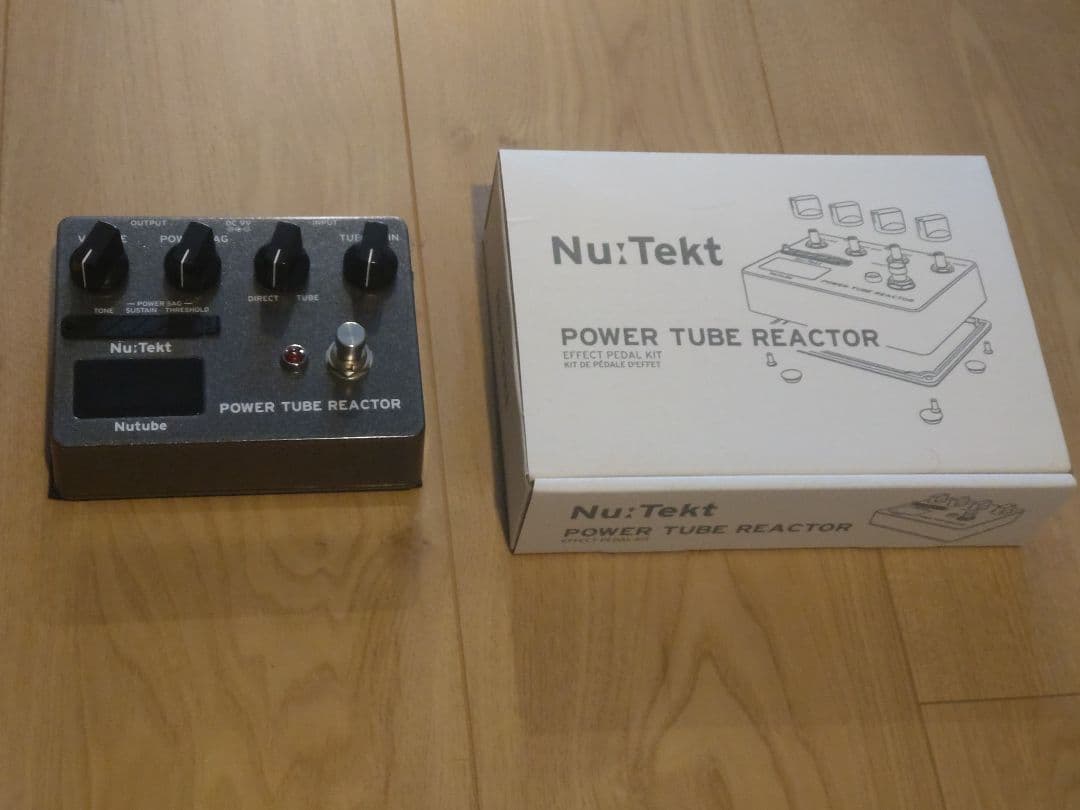 Nu:Tekt POWER TUBE REACTOR nutube ほぼ新品 New Pedal Kit: Korg Nu:Tekt Power Tube Reactor | Delicious Audio
