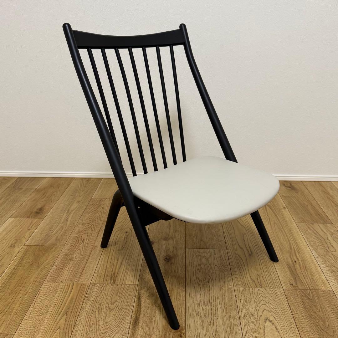 美品！飛騨産業 キツツキ　CASCADA 椅子 座面張替え済