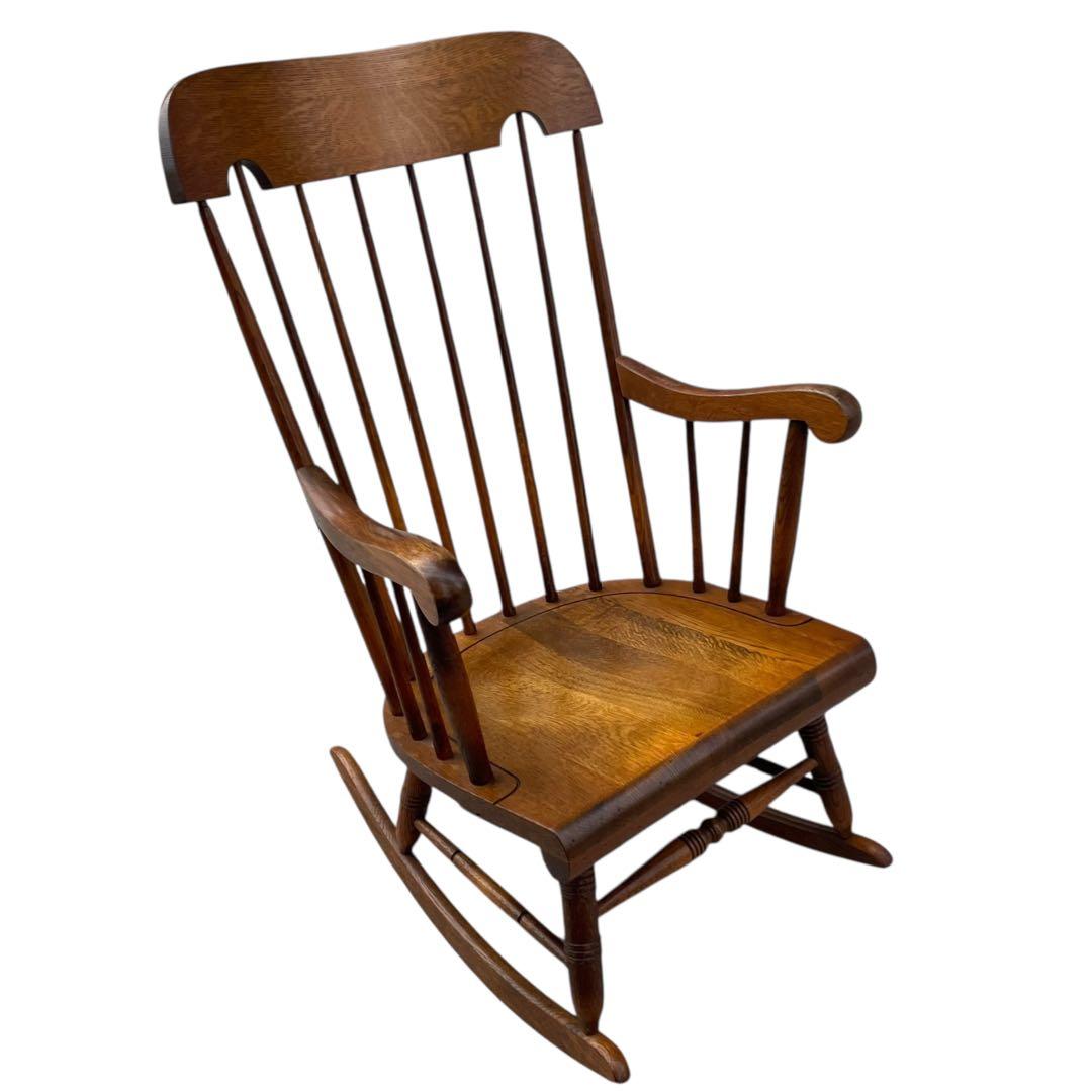 美品　ヴィンテージ　アンティーク　キツツキ ロッキングチェア 飛騨家具