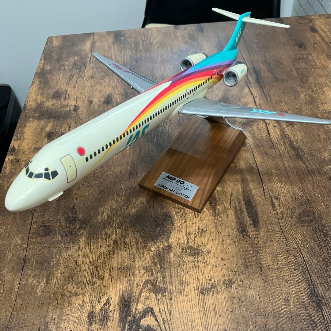 【激レア】　黒澤JAS（日本エアシステム）MD-90 JA8066 PACMIN 黒澤塗装 5号機 JAS（日本エアシステム） MD-90 JA8066