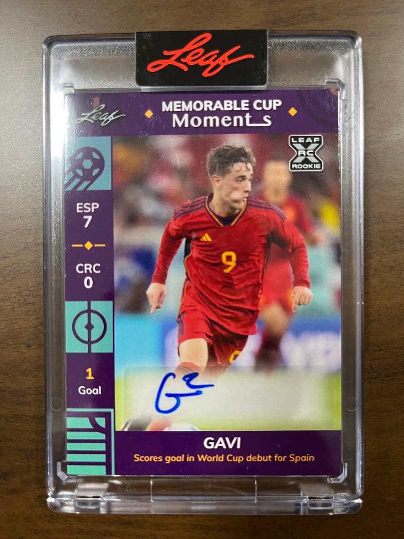 【RC】ガビ Gavi 直筆サインカード 直筆サイン入り】Gavi ガビ バルセロナ Barcelona カード付き - メルカリ