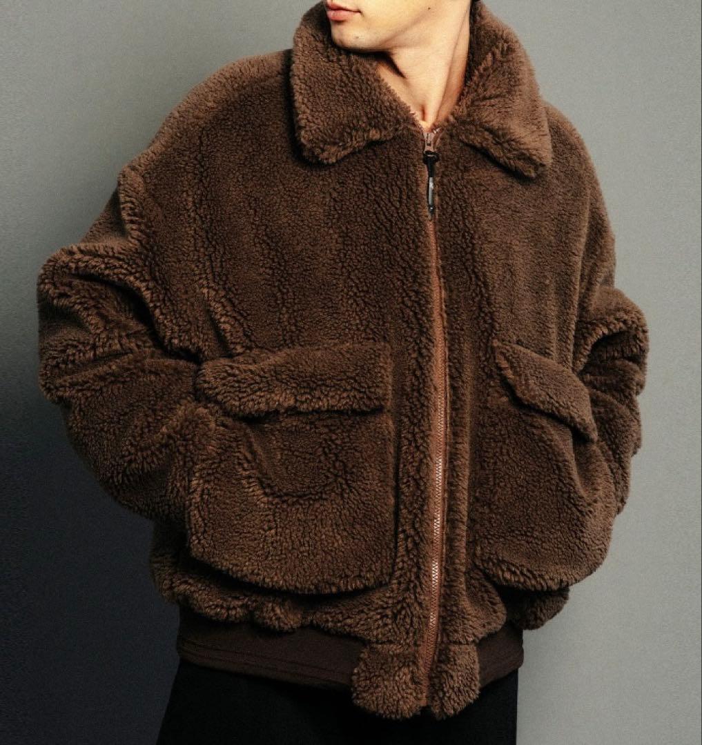 DELUXE NEACOLA ボアジャケット DELUXE (デラックス) NEACOLA (ボアジャケット) BLACK