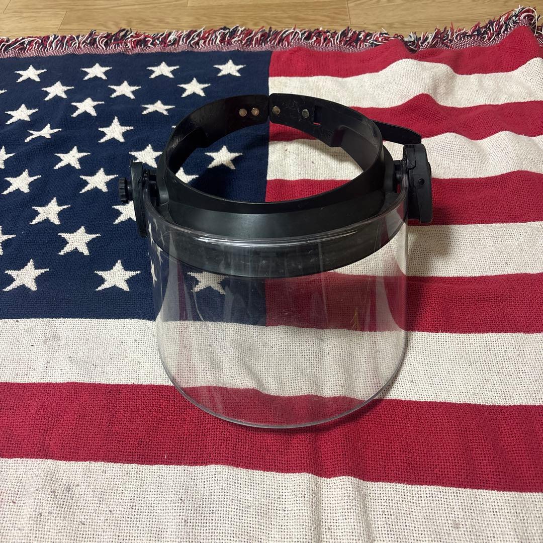 実物PAULSONフェイスシールド米警察装備CAGE CODE12858 B55