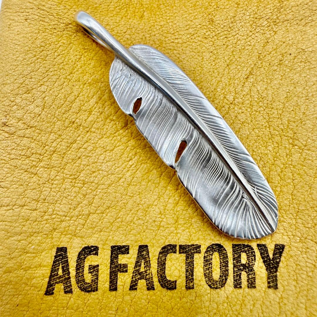 美品　あるじゃん祐天寺　シルバーフェザー あるじゃん 祐天寺 AG FACTORY シルバーフェザーネックレス - メルカリ