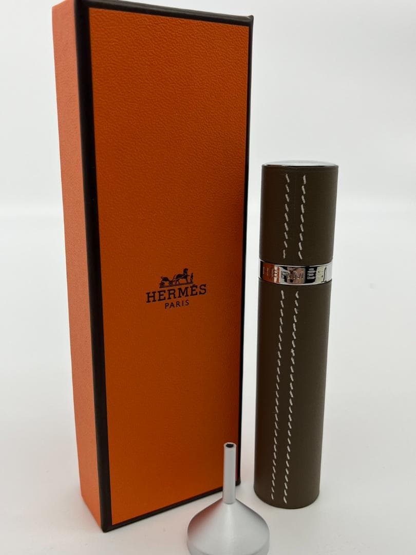 新品未使用　エルメス　アトマイザー　エトゥープ　パフュームボトル