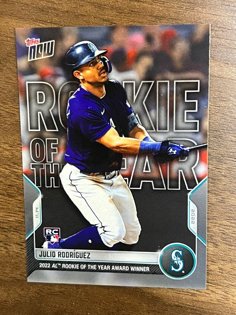 フリオ・ロドリゲス Topps Now⭐️2022 ア・リーグ新人賞⭐️ - メルカリ