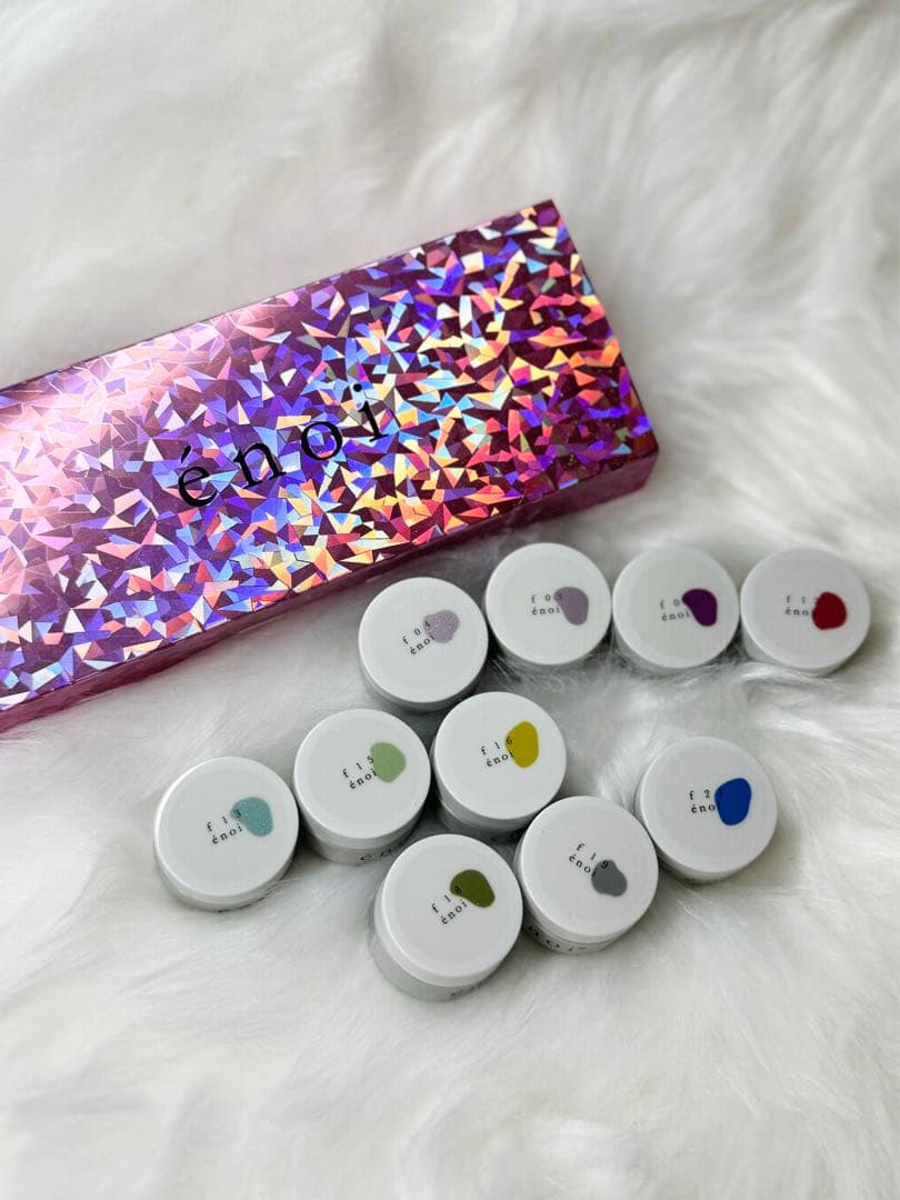 【新品未開封】énoiバービー/寒色フラッシュ 10色セット 専用箱付き