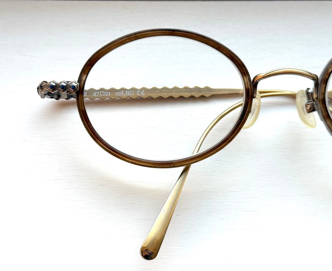 ★美品★AKITTO アキット hag2 度入メガネ 47◻︎21