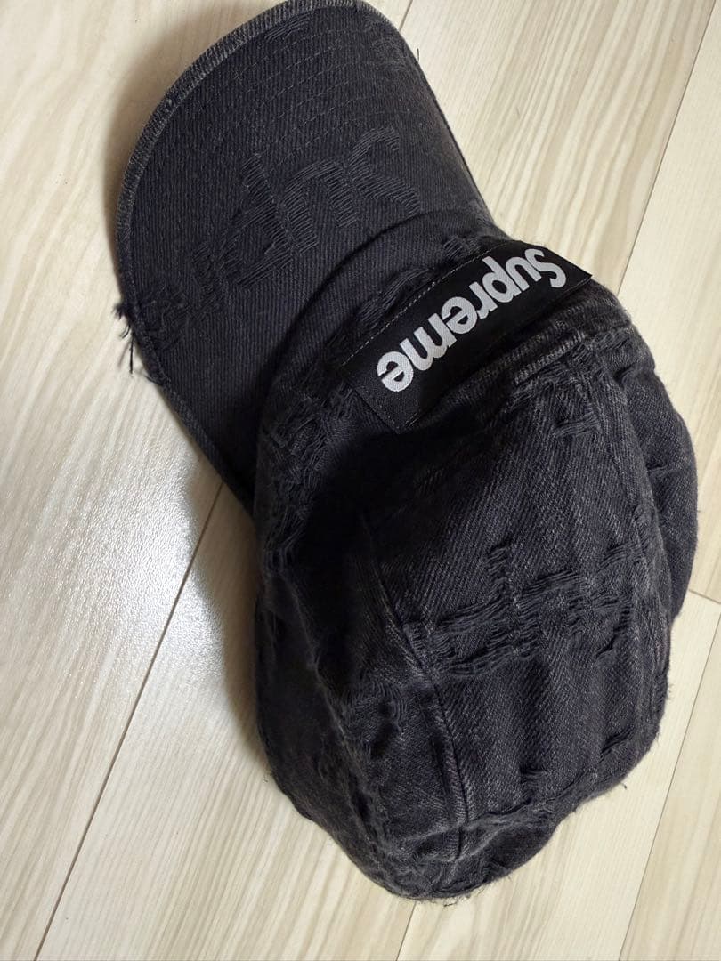 Supreme デニムキャップ 黒