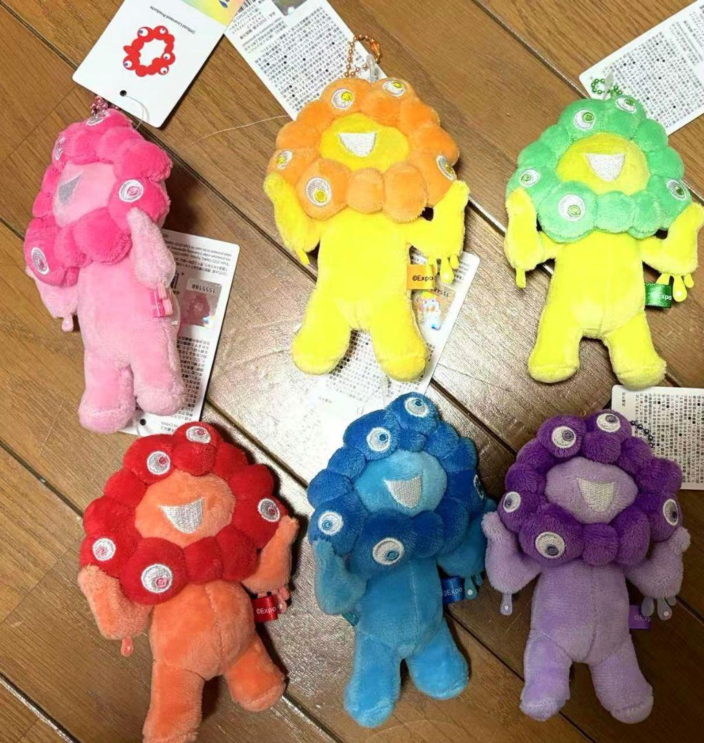 最安値) 推しカラーミャクミャク ボールチェーンマスコット コンプ 6体