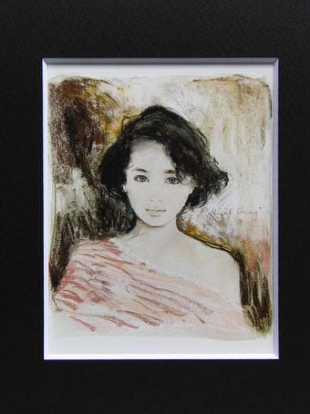 B・シャロワ、Yui Asaka、日本未発売・限定画集画、額付
