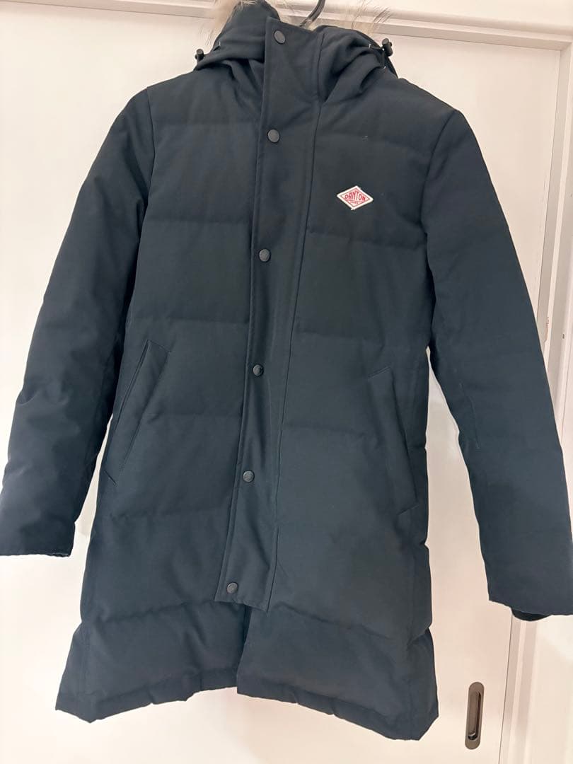 DANTON ダントン ロングダウンコート 34 Danton（ダントン） 美品 フード付き ロングダウンコート JD-8744 LAS