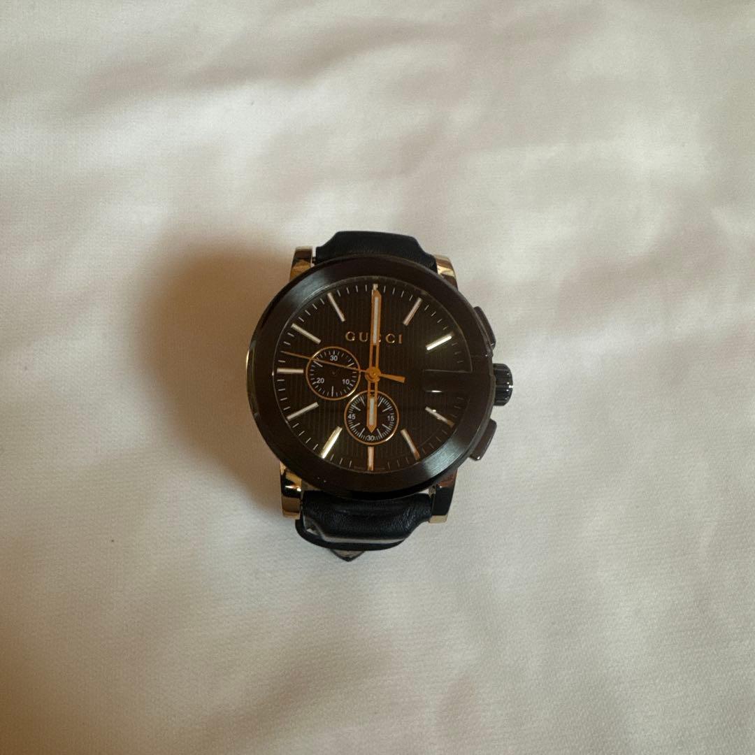 GUCCI クロノグラフ 時計 ブラック nanaple_ya101331