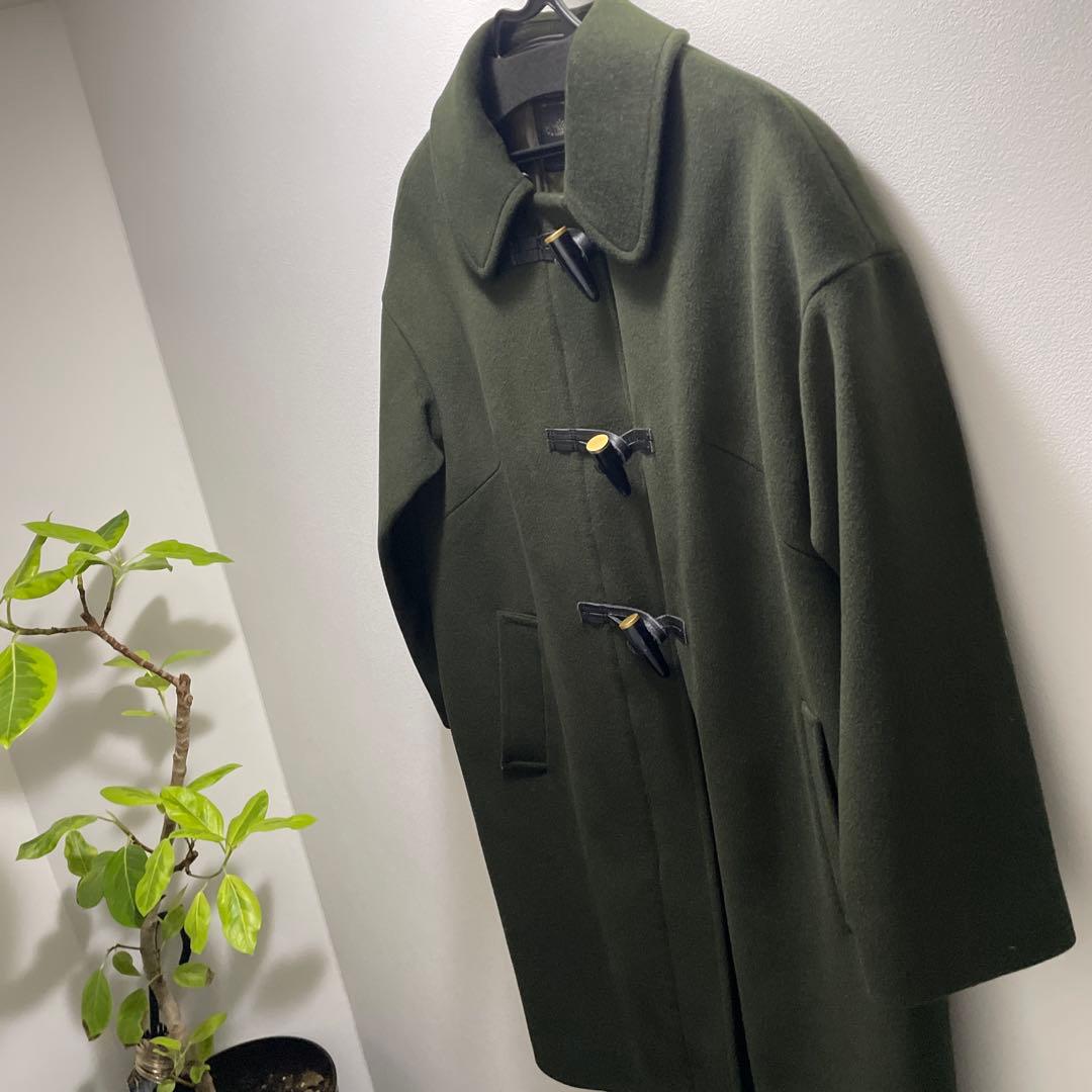 オリーブグリーン ダッフルコート　38