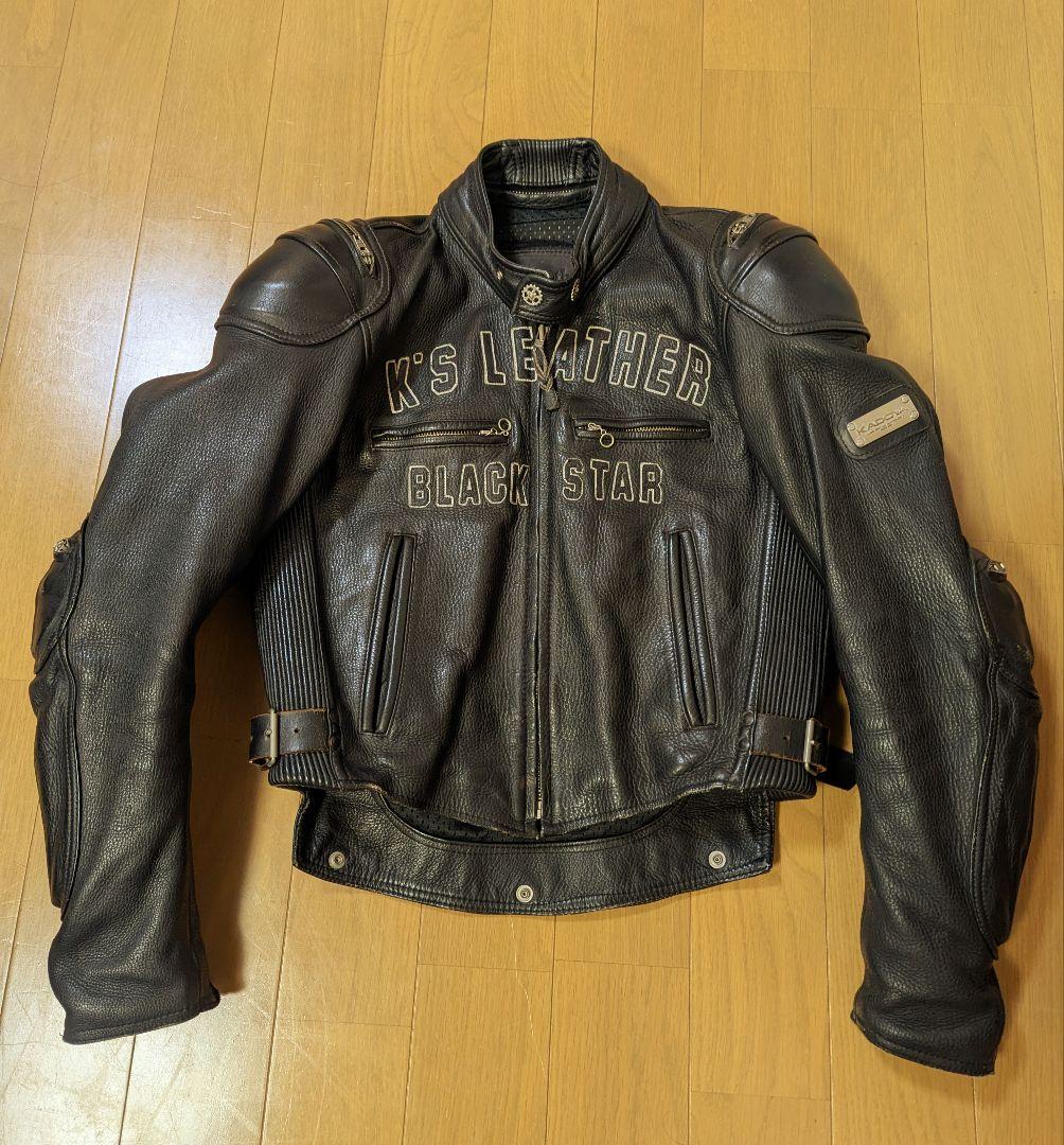 皮ジャン　カドヤ　ブラックスター kadoya BLACK STAR バイクウェアについて お気に入り革ジャン - 雨