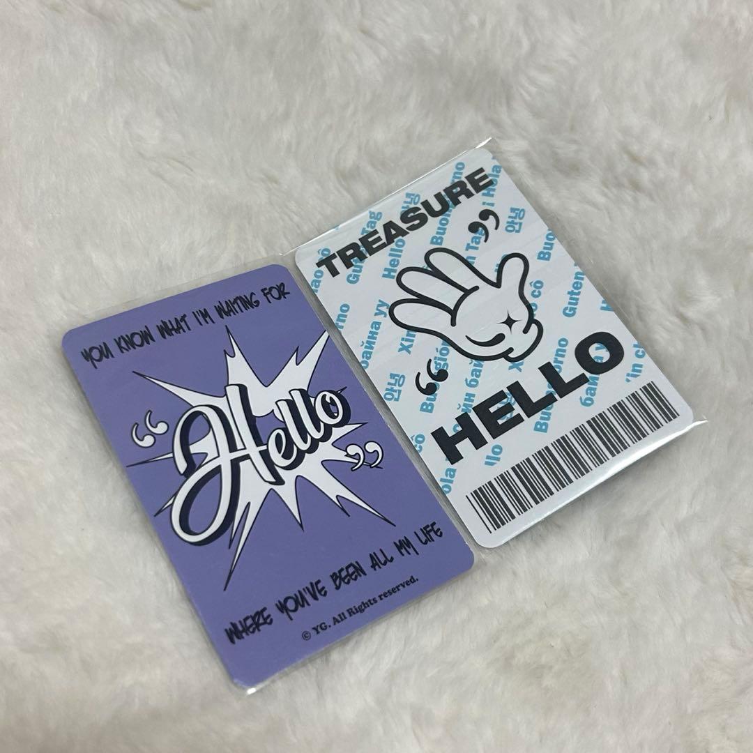 treasure ジュンギュ トレカ2枚セット Hello - メルカリ