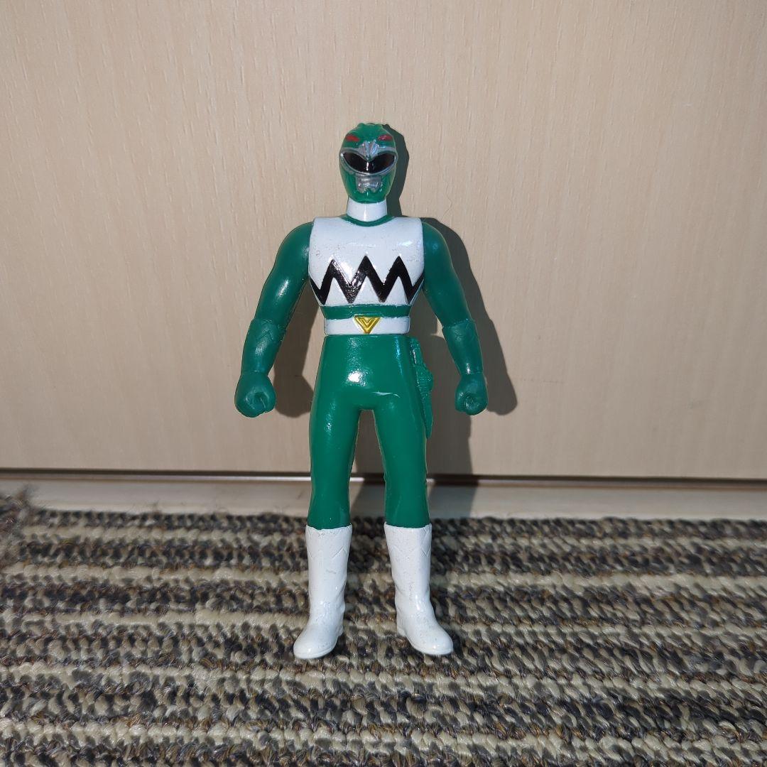 星獣戦隊ギンガマン[ギンガグリーン]ミニソフビ フィギュア 当時物