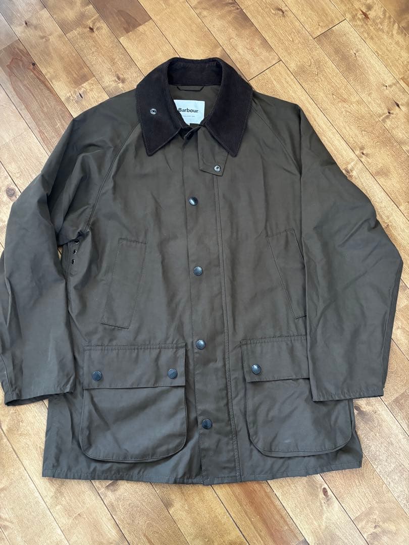 Barbour classicノンワックスBADELEノンオイルドジャケット40
