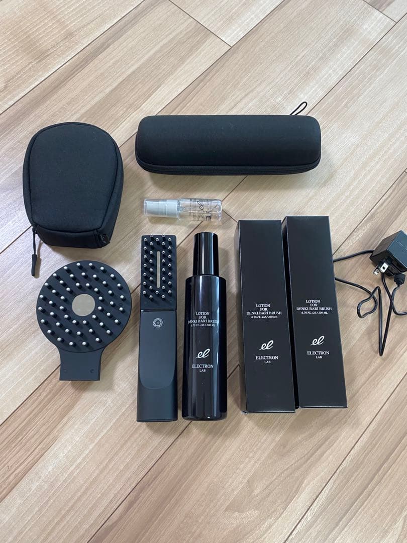【美品】エレクトロン　電気バリブラシ2.0＋ボディ　ケース、ローション付き