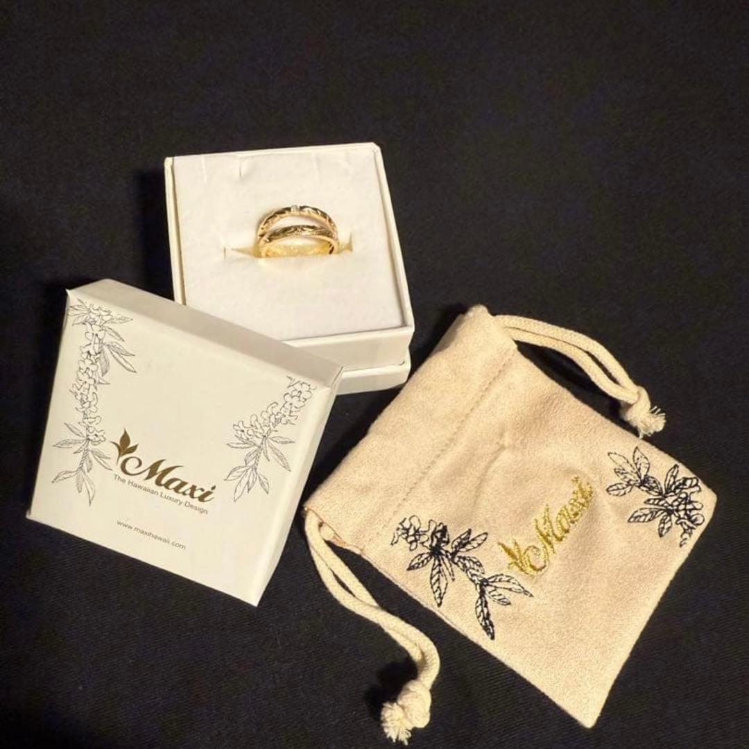 プ*す様 Maxi 14K ハワイアンジュエリー　ゴールド リング　9号 Gold Ring ゴールドリング – Maxi Hawaiian Jewelry マキシ ハワイアン