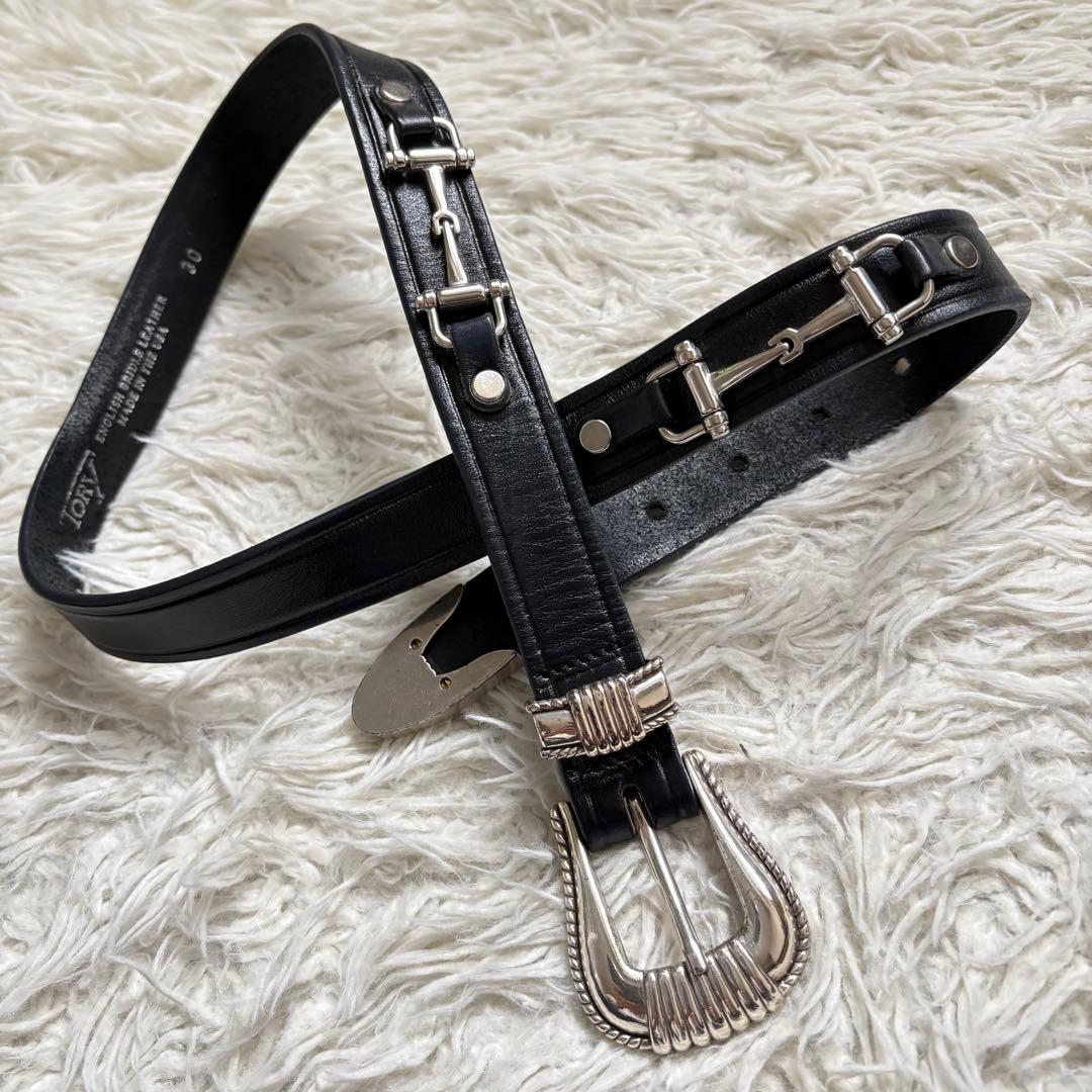 TORY LEATHER/1inch BIT BELT / ビットベルト/30