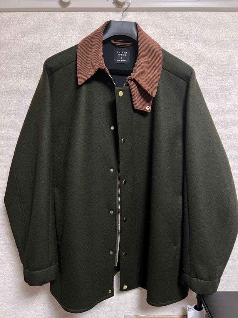 【カーキ 】UNITED TOKYO × UOMO コラボ サクソニアブルゾン