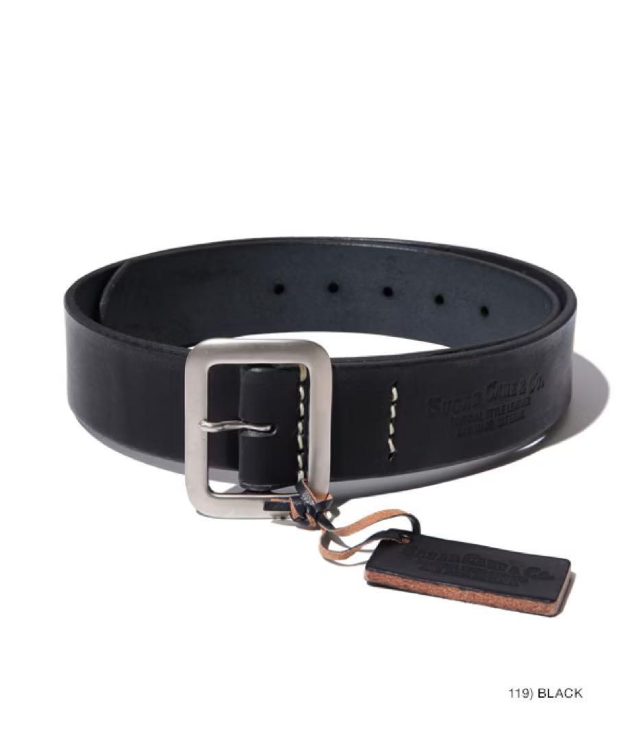 SUGAR CANE 定番　ギャリソンベルト ブラック 34 新品　未使用