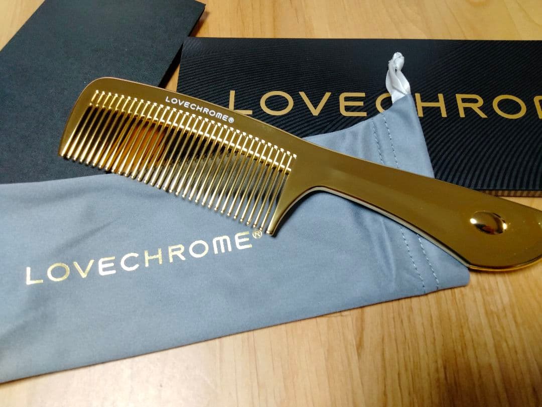 [新品]LOVECHROMEラブクロム K24GP コーム 専用ポーチ付き