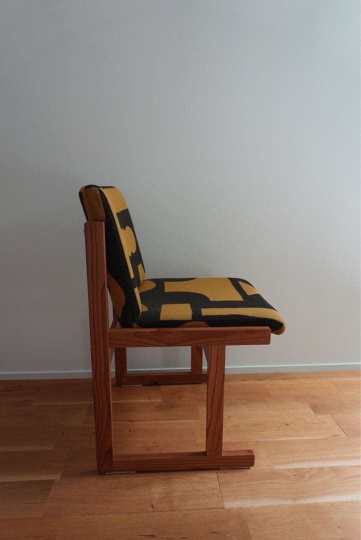 【飛騨産業 × 柚木沙弥郎】スタンダードコレクション 椅子　希少　名作チェア