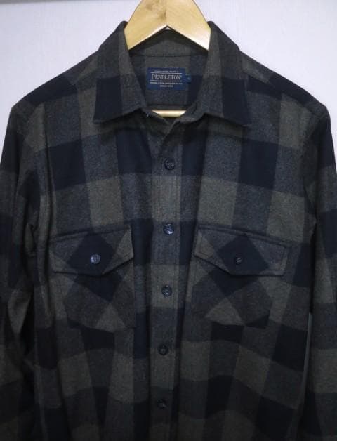 PENDLETON ウール シャツ L バッファローチェック アウトドア