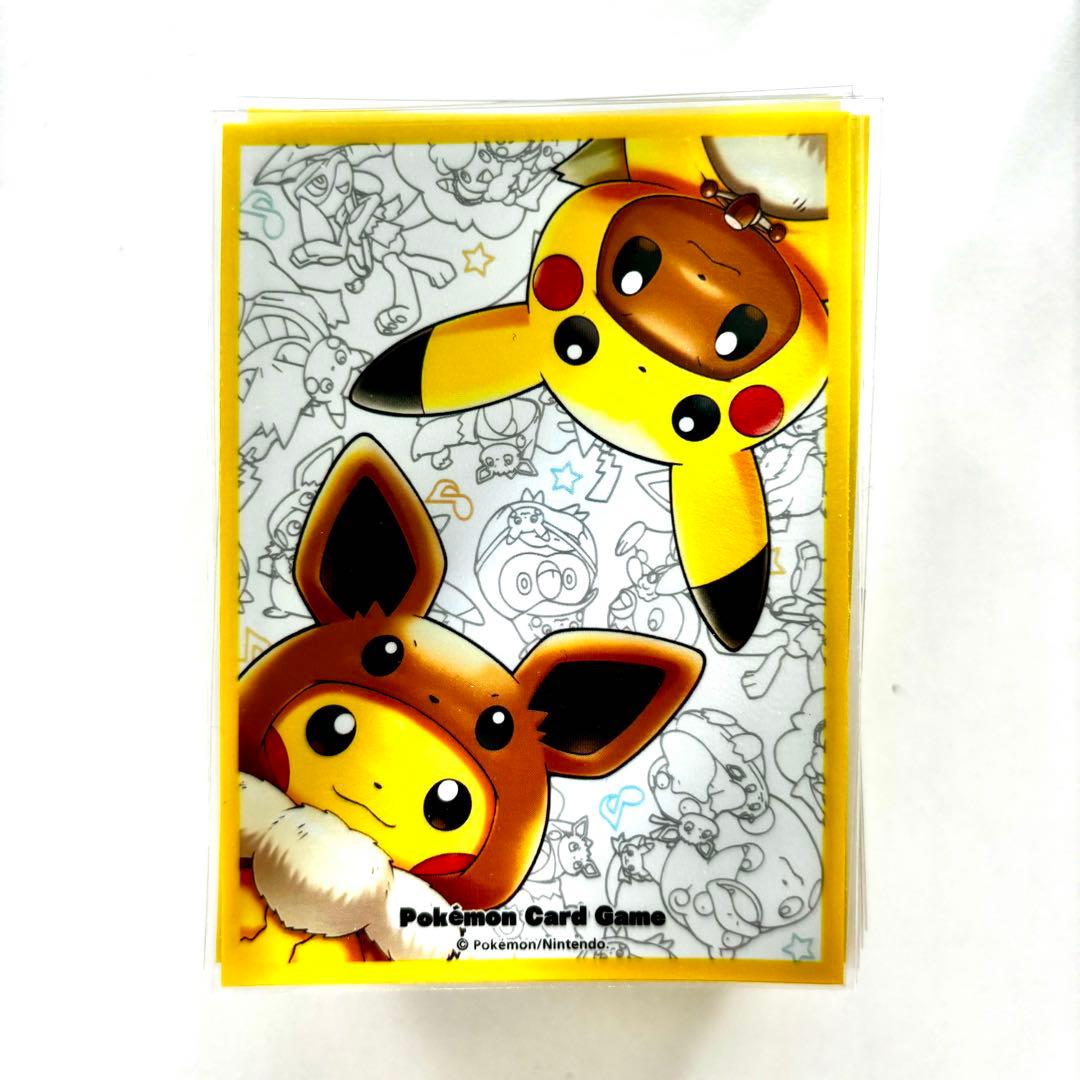 値下げ‼️】ポケモン 公式 デッキシールド ポンチョピカチュウイーブイ