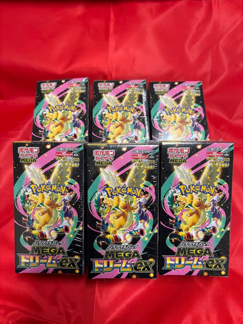 【新品未開封シュリンク付】MEGAドリームex 6BOX ポケモンカードゲーム