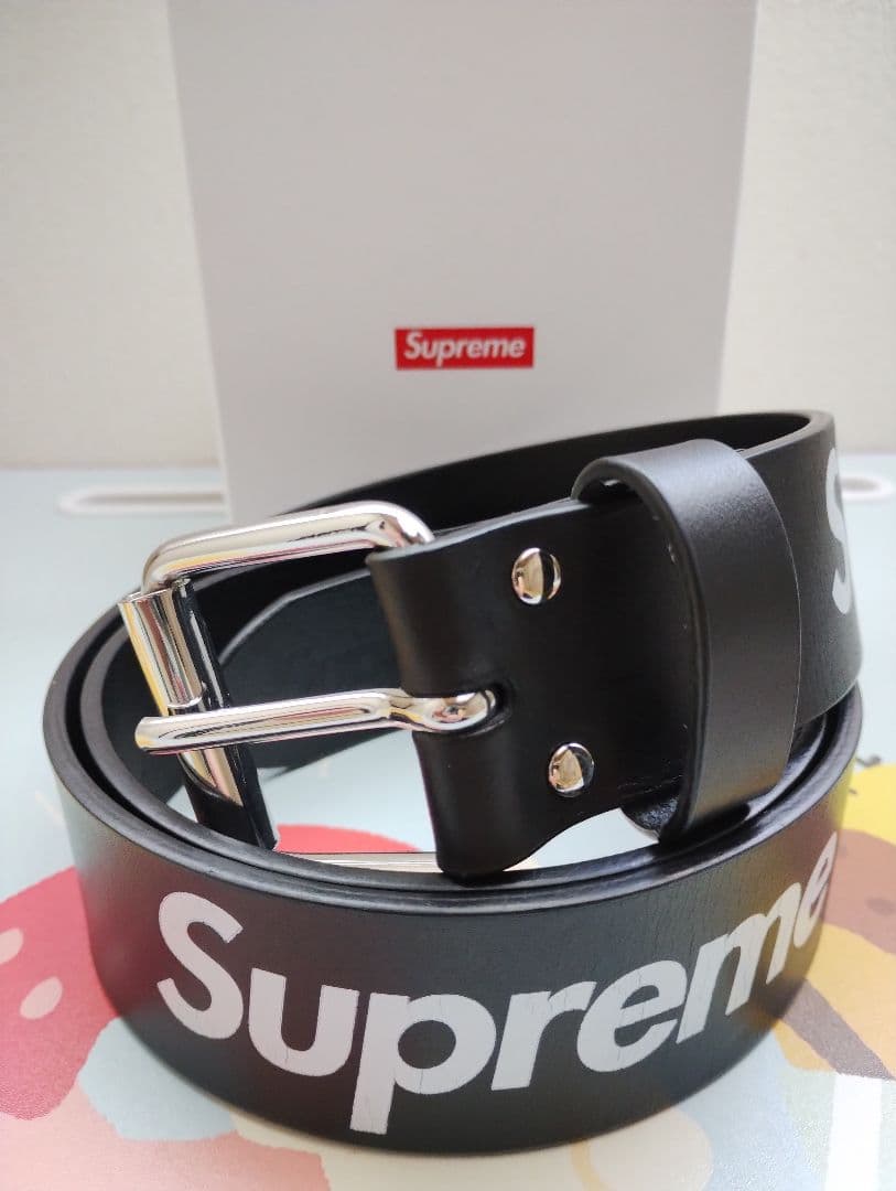 Supreme　ベルト　黒