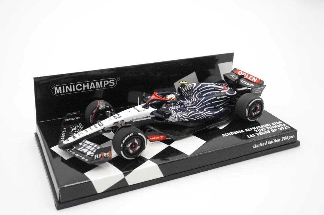 Gzgoo1/43 アルファタウリ AT04 ラスベガスGP 角田裕毅 Amazon.co.jp: スパーク 1/43 スクーデリア アルファタウリ AT04 2023