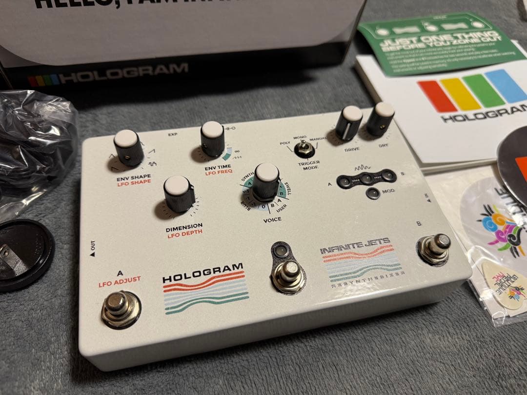 【美品】HOLOGRAM electronics Infinite Jets Infinite Jets | Multi-Voice Synth & Glitch Pedal – Hologram