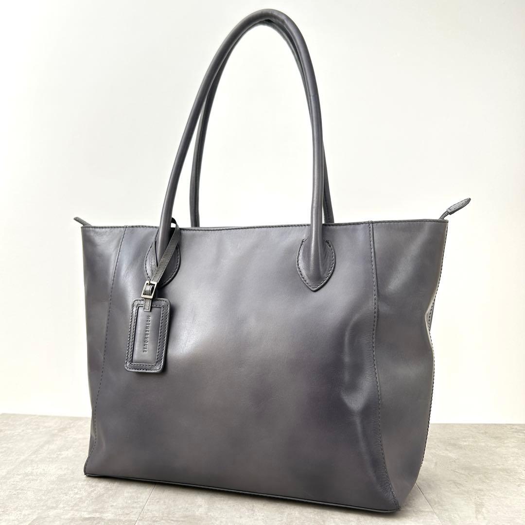 【良品✨️】MOTHERHOUSE アンティークキャリートート アンティークグレー