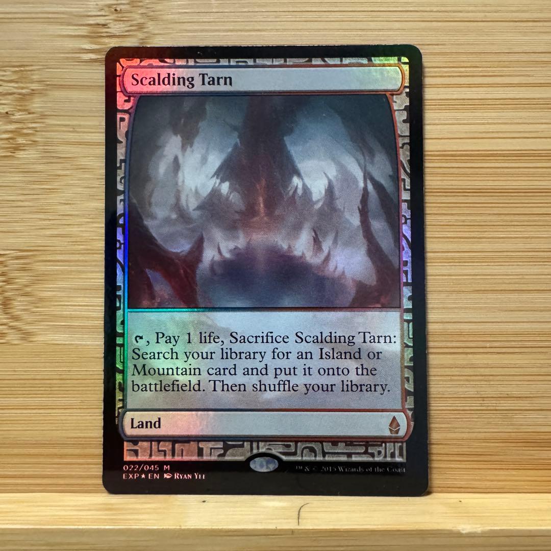 Foil 沸騰する小湖 英語版 ゼンディカー エクスペディション Foil】《沸騰する小湖/Scalding Tarn》[EXP] 土地R | 日本最大級 MTG