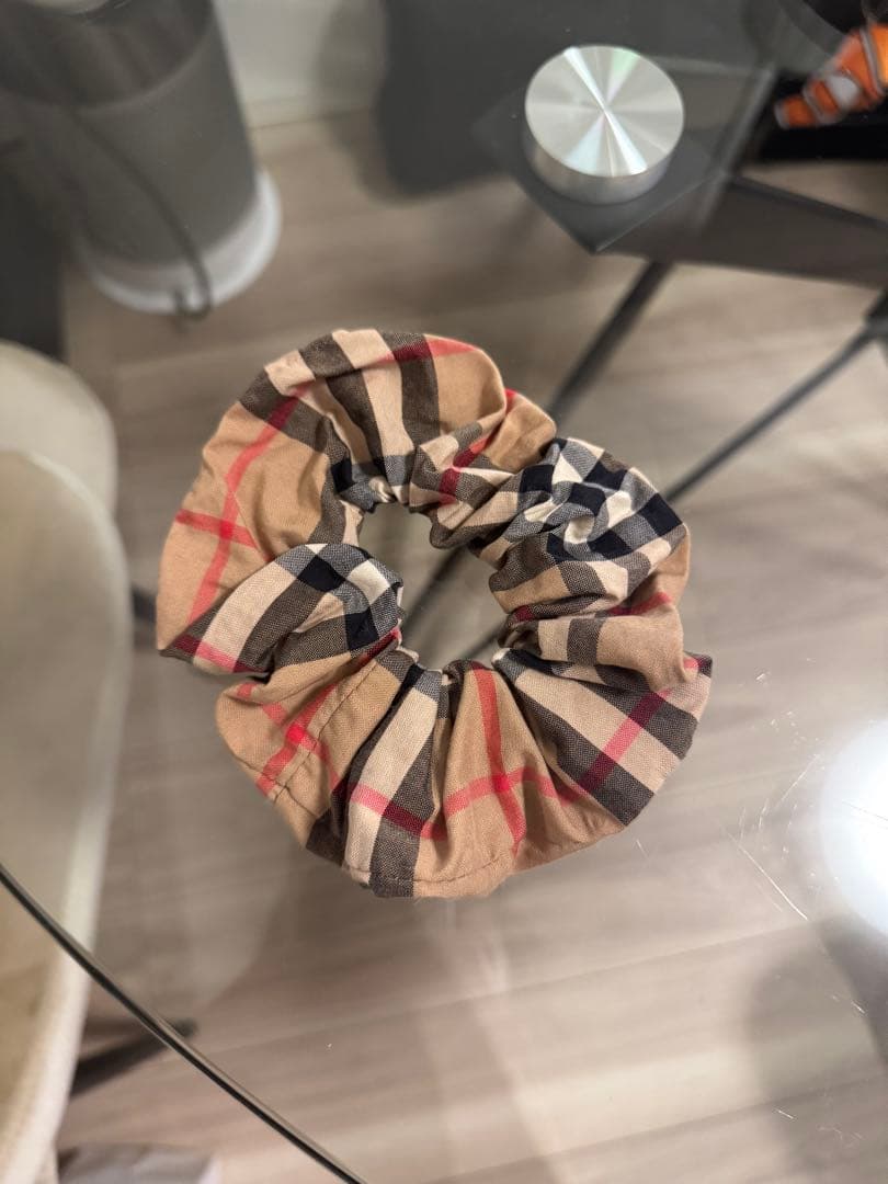 バーバリー チェック柄 ヘアゴム
