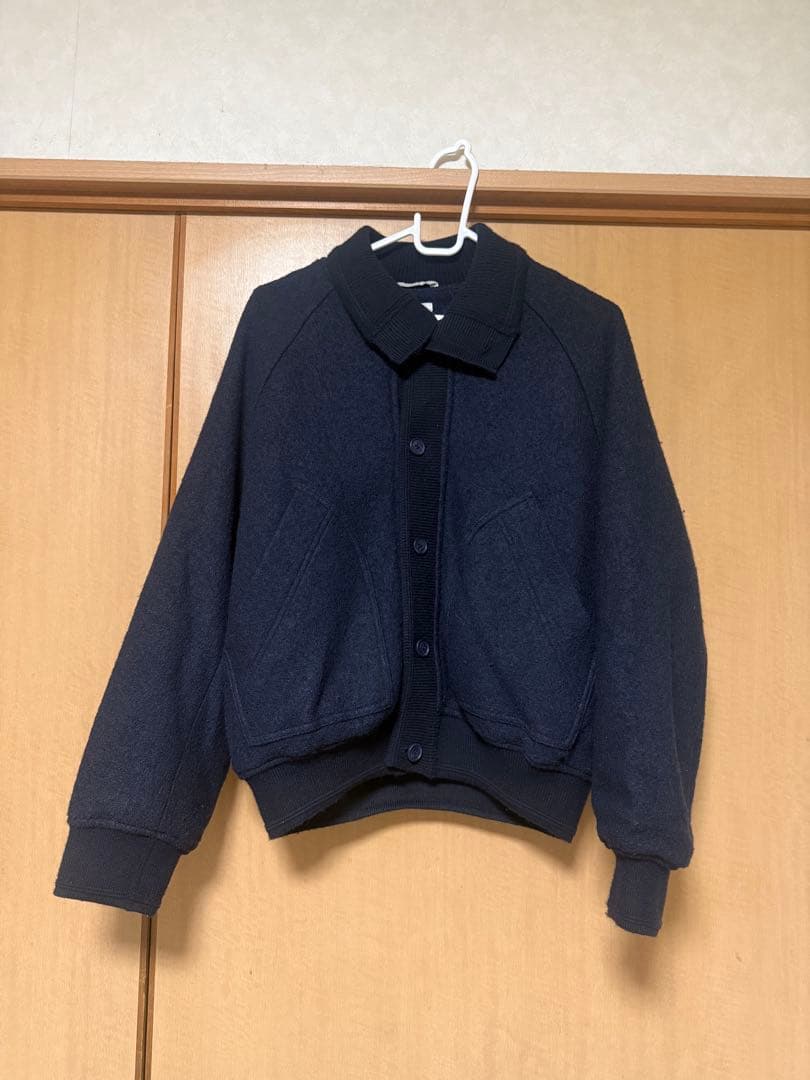 ZARA ザラ　アウター　リブ襟切り替えジャケット S