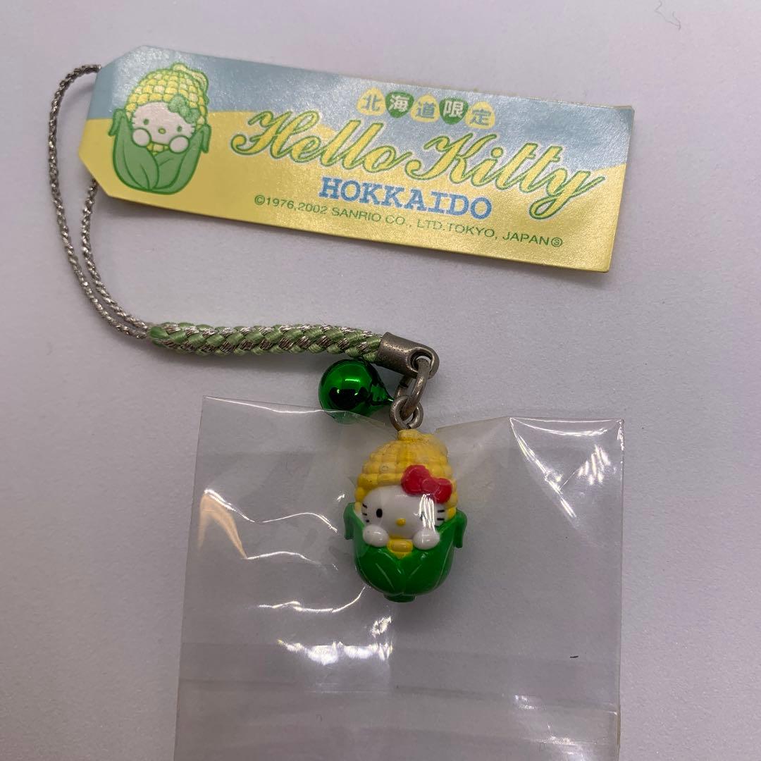 【レア】ご当地キティ　北海道限定　とうもろこし　ハローキティ　根付