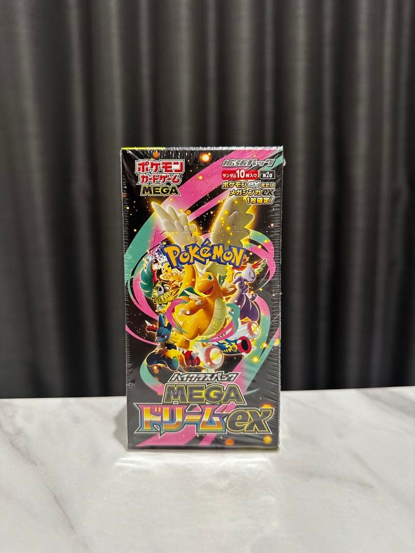 シュリンク付 ポケモンカード MEGAドリームex 1BOX